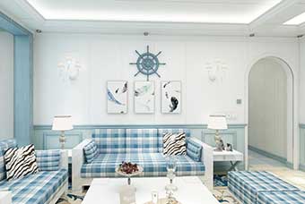 邯郸地中海风格-客厅