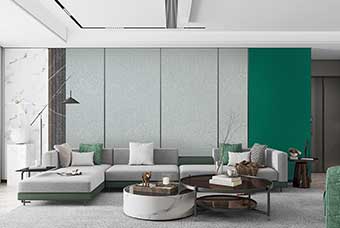 邯郸轻奢风格-客厅