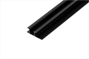 邯郸航空纤维墙咔铝合金带灯中条（哑黑氧化）