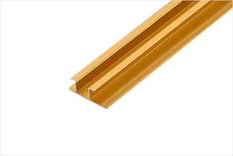 邯郸航空纤维墙咔铝合金带灯中条（钛金氧化）