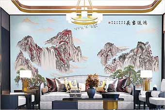 邯郸森佰汇航空纤维墙咔（鸿运当头）